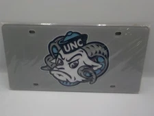 North Carolina Tar Heels Acrylic License Plate Car NCAA Vintage Stockdale UNC