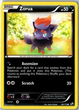 Pokemon Card - Zorua 89/113 Legendary Treasures Common Moderately Played on eBay