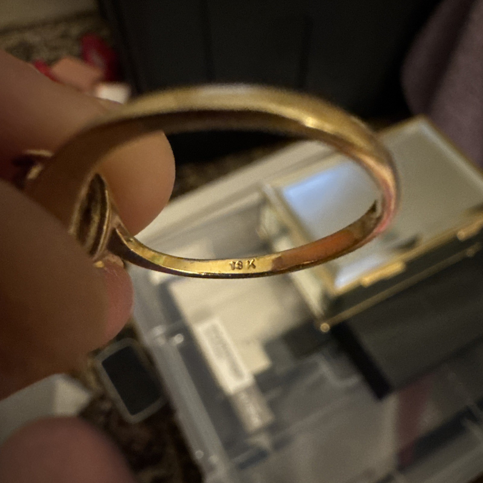 Ruby lab-created  14kt Yellow Gold - image 7