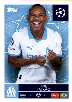 350 - Igor Paixao - Olympique de Marseille Champions League 2025 2026 Sticker