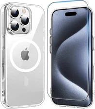 Temdan for iPhone 15 Pro Max Case Clear, [Compatible 15 Max, Clear 