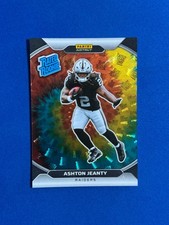 ASHTON JEANTY 2025 PANINI INSTANT NFL HOLOFLEX RATED ROOKIE RC TIE-DYE #20/25