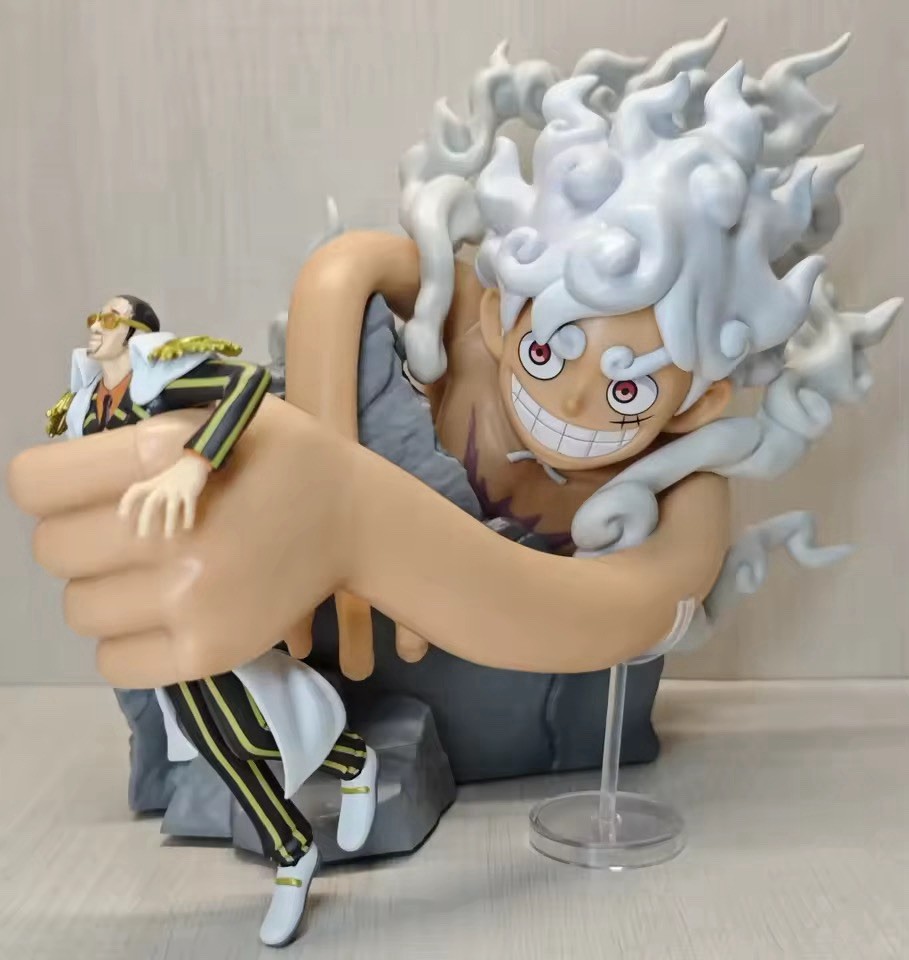 One Piece Ruffy Luffy Gear 5 Figura Anime Manga Coleccionista Modelo Estatua Regalo