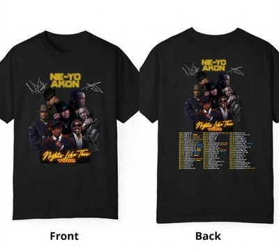 Ne-Yo Akon Nights Like This Tour Shirt, Tourdaten T-Shirt, Musikliebhaber Geschenk