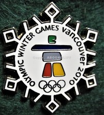 2010 VANCOUVER OLYMPICS SNOWFLAKE A #1002 PIN Mint 