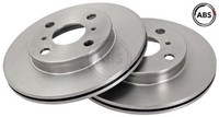 2X Bremsscheibe A.B.S. 16652 2 Bremsscheiben Vorderachse Vorne FüR Toyota