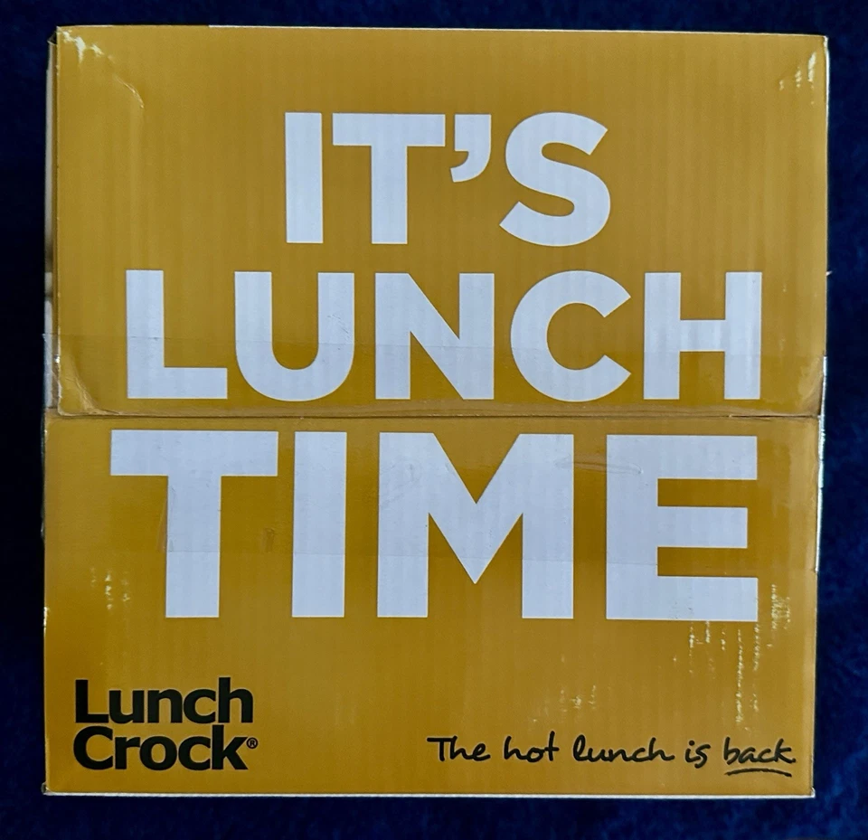 Crock Pot Lunch Portable Slow Cooker Food Warmer White & Blue NIB Travel Mobile - Image 4 of 4