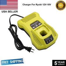 P117 Charger For RYOBI P108 18V One Plus P102 High Capacity Lithium-Ion Battery