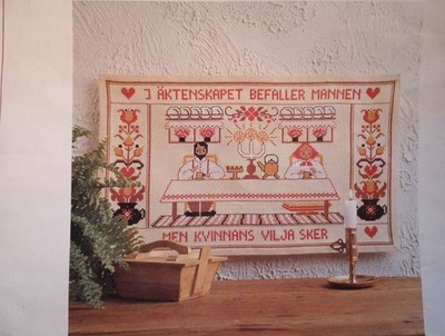 Danish Design Permin Broderi Bonad Wall Hanging Kit Model  70-6509