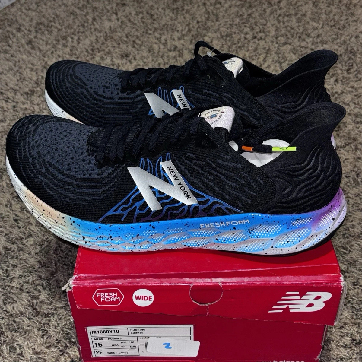 New Balance Fresh Foam 1080v10 Black for sale | eBay display picture 3