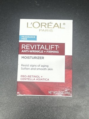 L'oreal Paris Fragrance Free Revitalift Anti-Wrinkle + Firming Moisturizer 1.7oz