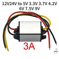 DC-DC Buck Converter 12V/24V to 3V 3.3V 3.7V 4.2V 5V 6V 7.5V 9V Step Down 8-31V