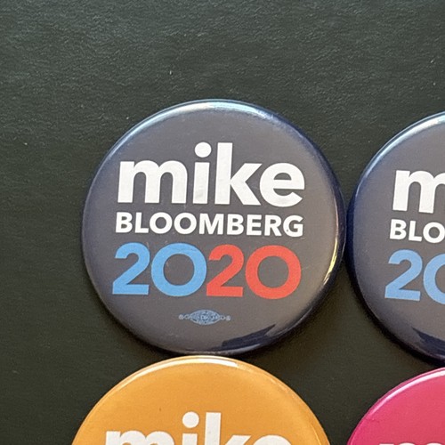11 Different 2020 Mayor Mike Bloomberg 2.25" Buttons Democratic Primary - Picture 2 of 12