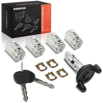 A-Premium Door Lock Cylinder with Key Set Compatible Chevrolet Express... 