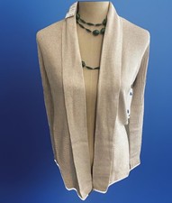 Croft and Barrow Cardigan Sweater Women  s Size Medium Cream/ivory/off White NWT