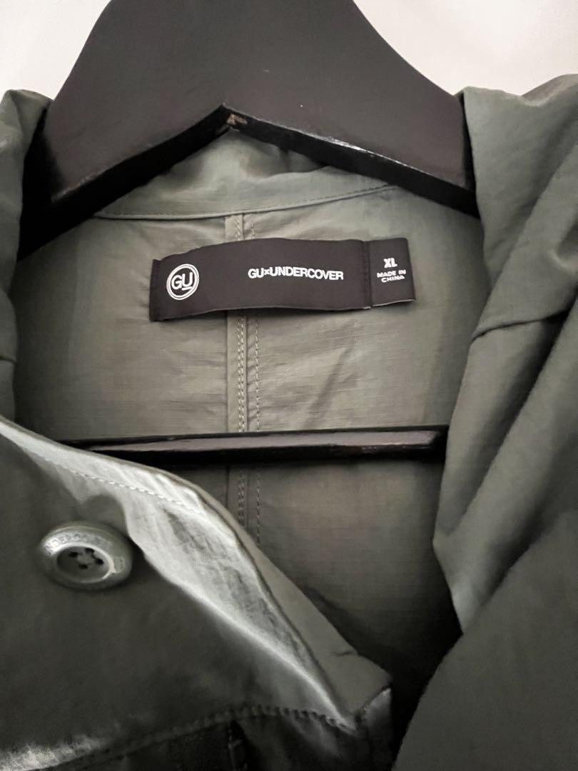 GU x UNDERCOVER 2WAY Oversized Mod Coat Blouson Nylon Olive GU x UNDERCOVER 2WAY Oversized Mod Coat Blouson Nylon Olive