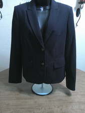 CALVIN KLEIN WOMENS BLACK TWO BUTTON BLAZER SIZE 6