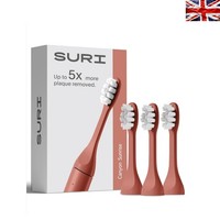 3DWave Technology Electric Toothbrush Heads - Canyon Sunrise, Recyclable 3 Pack