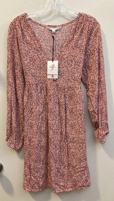 The Nines by Hatch NWT Pink Floral Dress Size Medium
