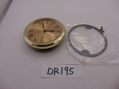 Wagner K2M Quartz Clock Insert Battery 3 1/2'' Wide Wagner Company Vintage