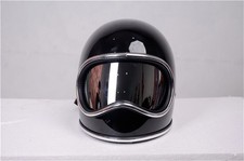 Full Face Rider Motorcycle Helmet Retro Style...