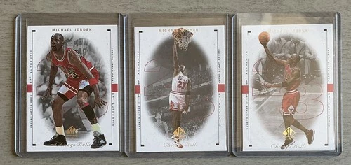 1998-99 SP Authentic - Michael Jordan 3 Card Lot