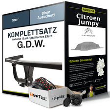 Anhängerkupplung starr für CITROEN Jumpy +E-Satz AHK