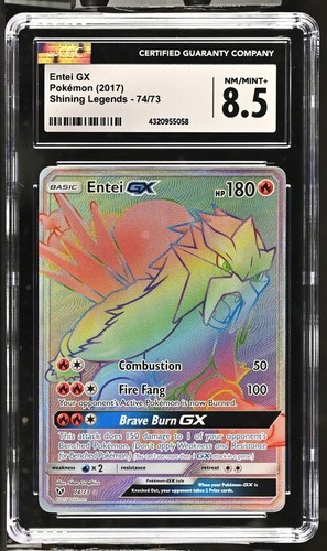 Entei-GX graded CGC 8.5 for sale on eBay