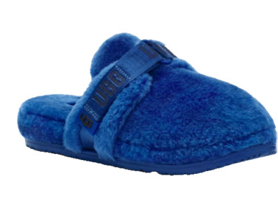 UGG Damen Schuhe Hausschuhe Fluff  1118150 Blau Pantoletten Latschen Gr.39 NEU
