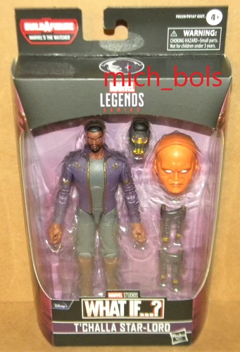 T'CHALLA STAR-LORD Marvel Legends ¿Qué pasaría si? MCU Uatu the Watcher BAF