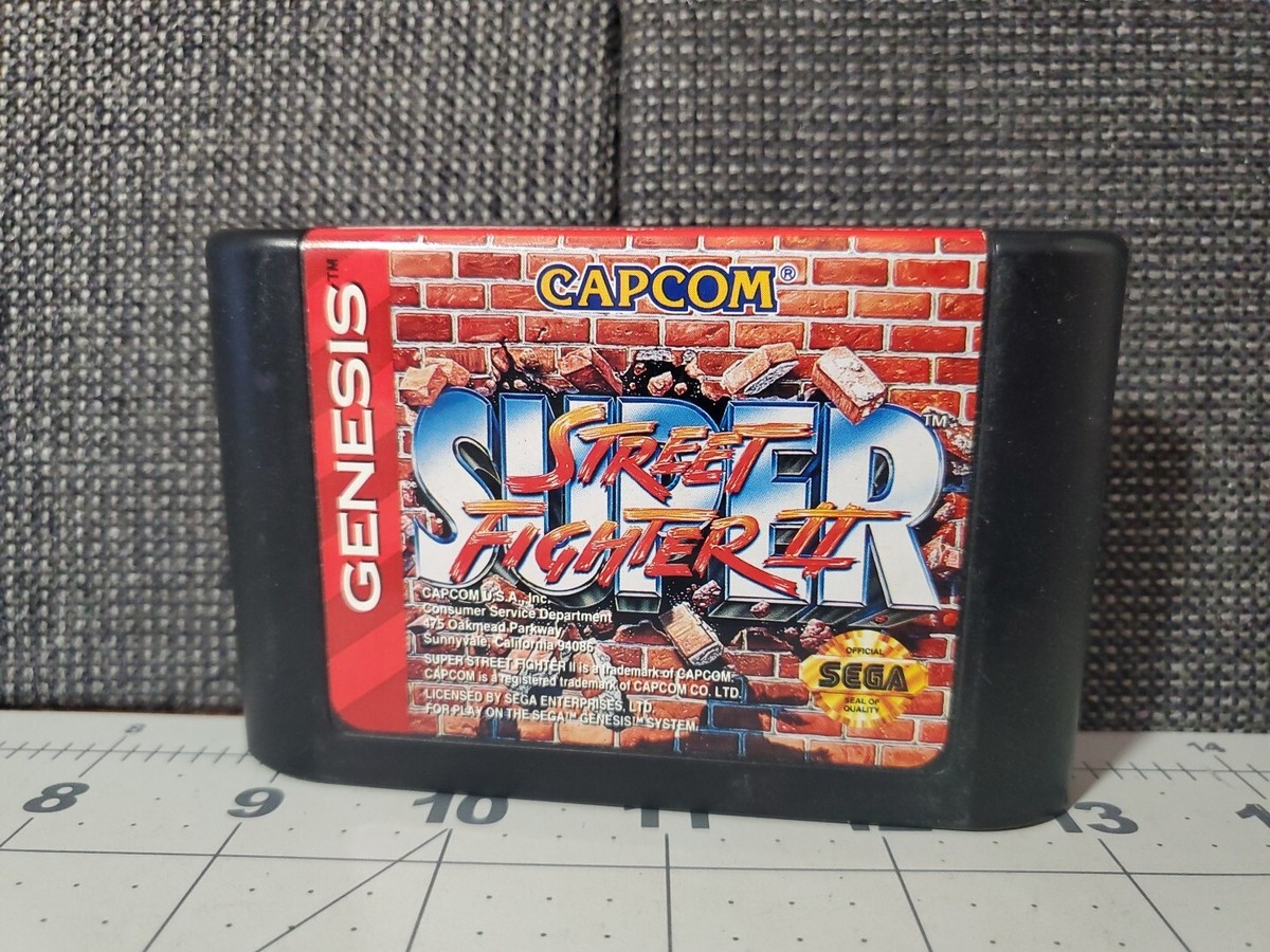 Super Street Fighter II (Sega Genesis, Capcom, 1994) Cartridge