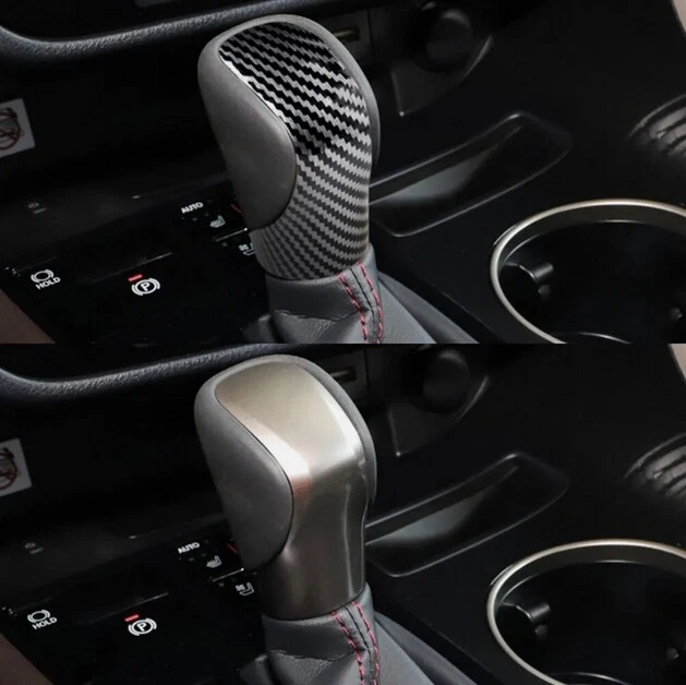 Para 15-18 LEXUS ES GS RC Fibra de Carbono Coche Perilla de Cambio Cubierta Palanca de Cambios Borde Y6 Foto 2 de 4