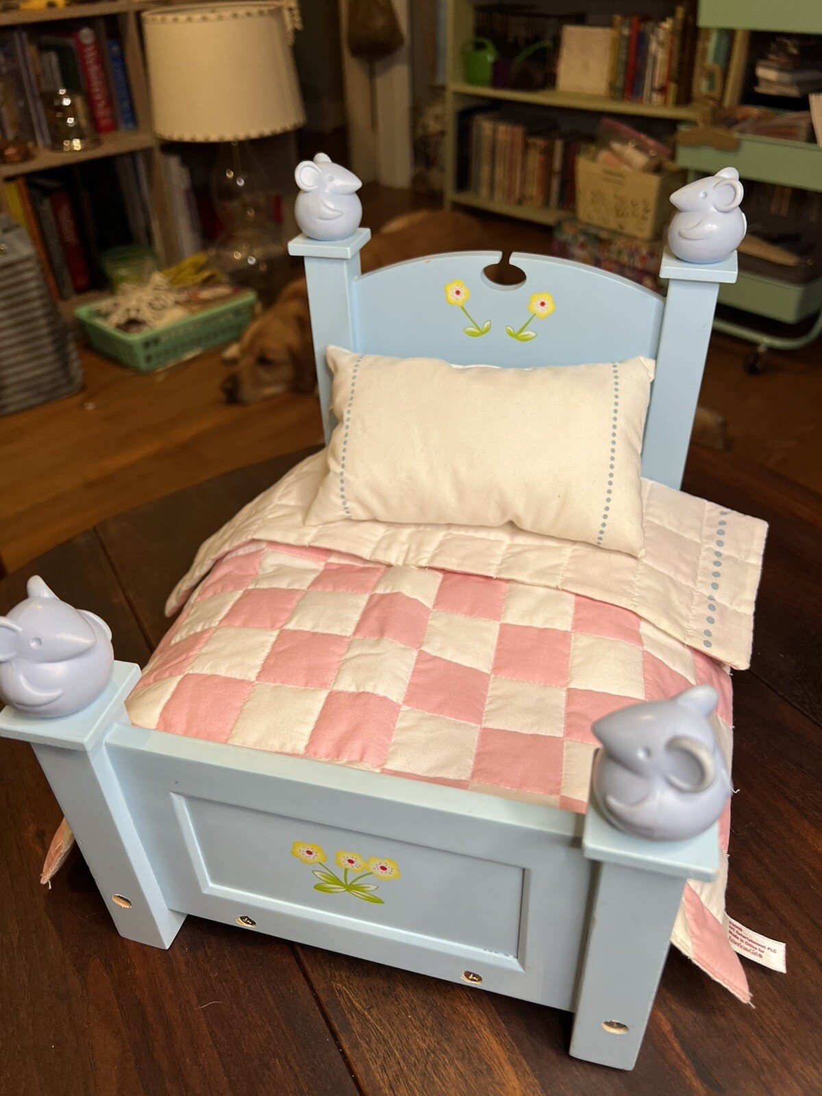 Angelina Ballerina Bedroom Set Bed Toy Chest Dresser Mirror Bedding Oil Lamp EUC eBay