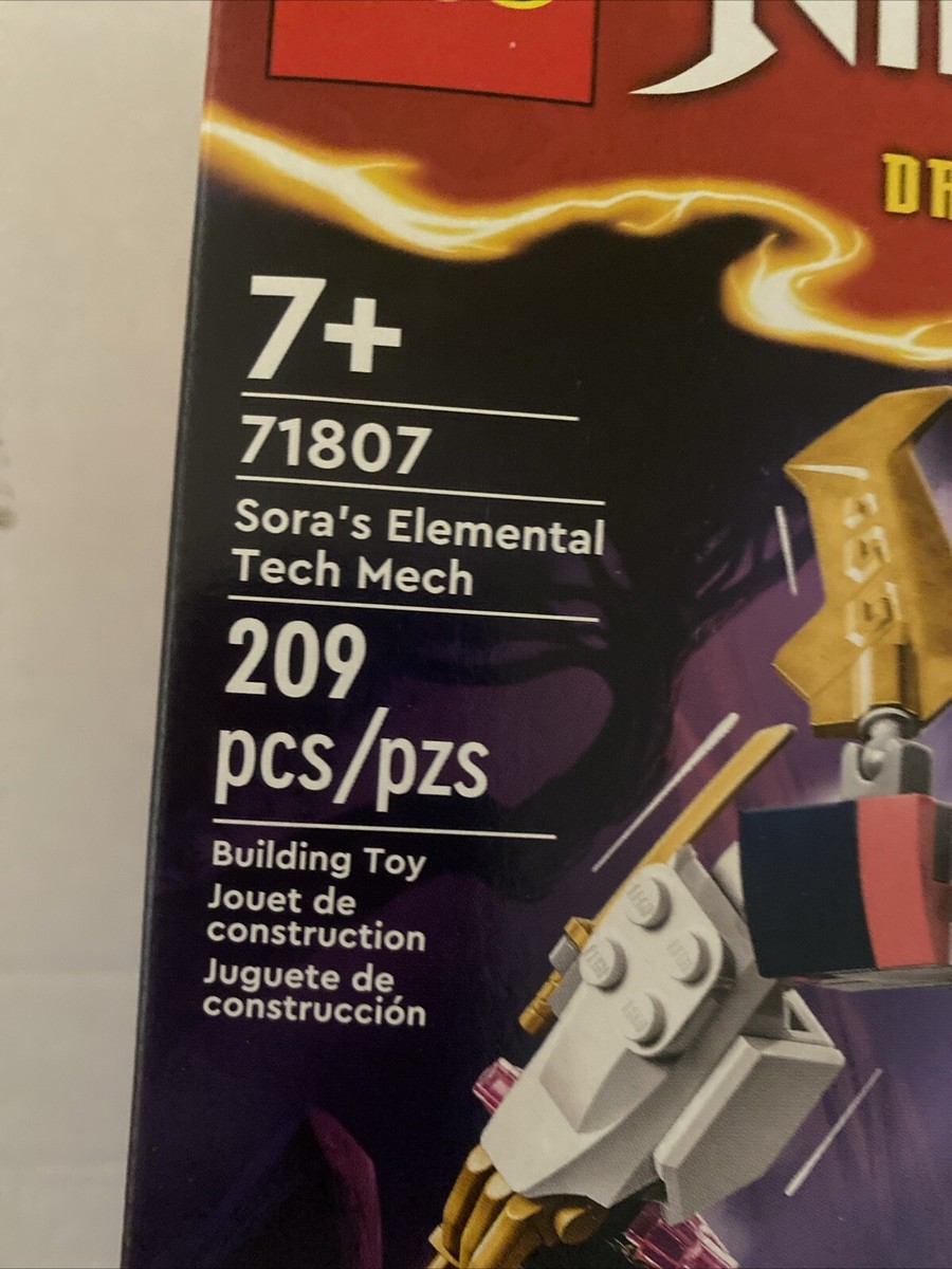 まろん36 LEGO NINJAGO 71807 Sora's Elemental Tech Mech Suit Wolf Mask