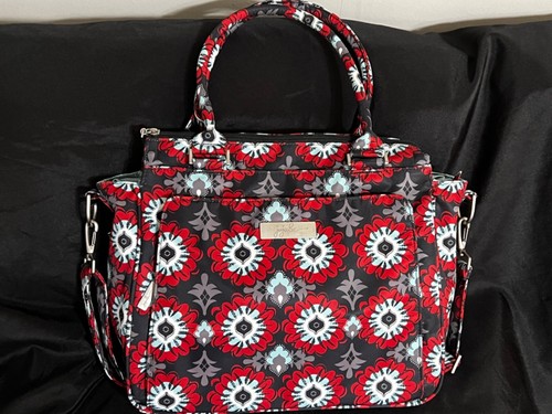 JUJUBE DIAPER BAG BE CLASSY SWEET SCARLET STRUCTURED HANDBAG TOTE BABY PURSE - Picture 2 of 10