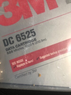 Vintage Collectible Basf Extra Data Tape Cartridge 6525, 1020 Feet