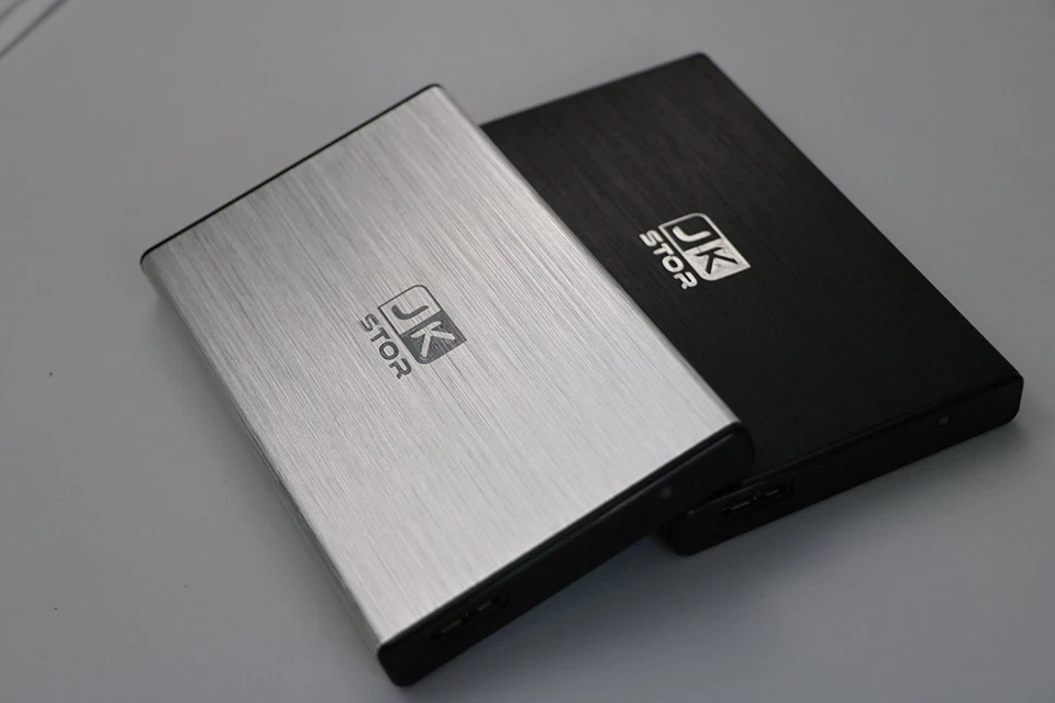 External USB 3.0 Portable 2.5" SATA Aluminium Hard Drive Silver (80GB) By JKStor - Image 2 of 4