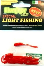 25 Esche Da Pesca Falcetti In Gomma 4.5 Cm - Grub Per Trota E Spinning In Lago - Foto 2