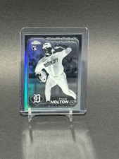 2024 Topps Chrome Update #USC192 Tyler Holton RC Negative Refractor Detroit