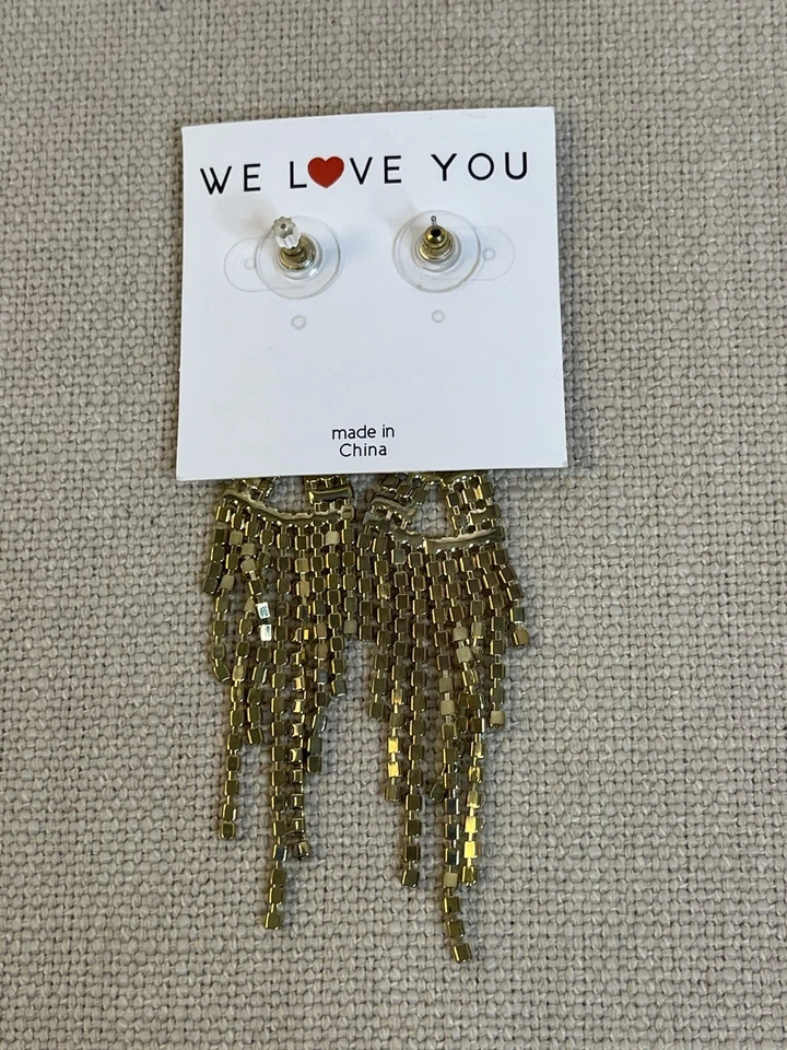 Pendientes HUMBLE CHIC Nueva York Delicados Colgantes Colgantes Poste de Cristal Atrapaso de Ojos NUEVO Foto 2 de 2