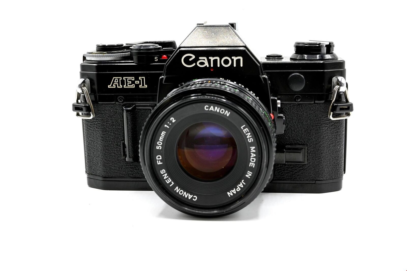 Black Canon AE1 AE-1 + 50mm f/1.8 or 2.0 Lens Manual Camera Kit - Rare  Beauty