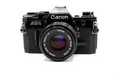 Black Canon AE1 AE-1 + 50mm f/1.8 or 2.0 Lens Manual Camera Kit - Rare Beauty