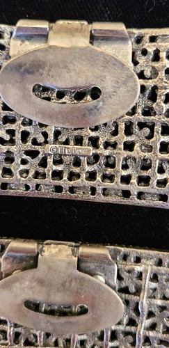 Shoe Clips By TipToe, Silver Tone, Vintage - Picture 5 of 5
