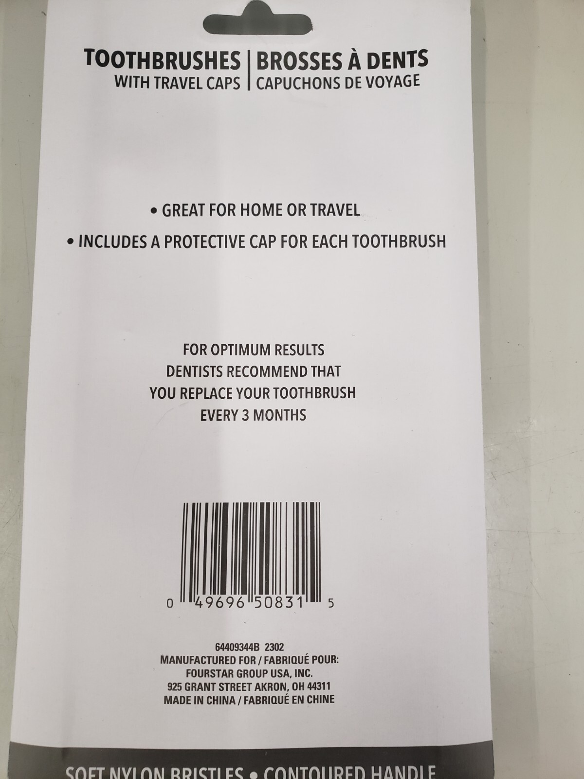 LUMINANT 4 SOFT Toothbrushes WITH TRAVEL CAPS NEW