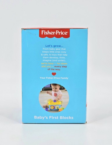Fisher-Price Baby's First Blocks 10 Blocks Set Learning Toy For Toddlers - Picture 10 of 15