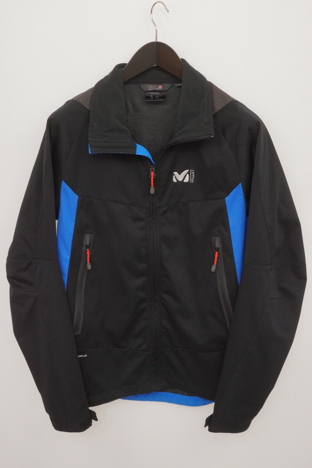 Mujer Millet Chaqueta Element Escudo Negro Respirable Senderismo Viento L VAZ47
