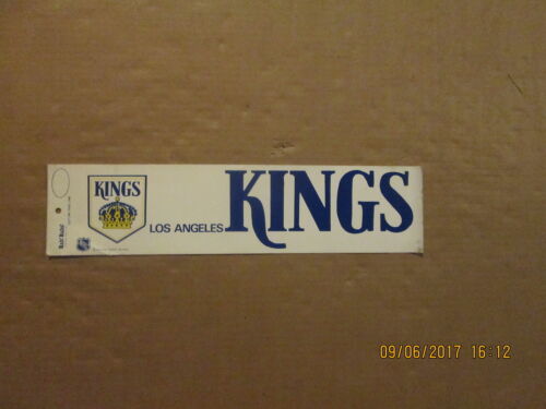 NHL Los Angeles Kings Vintage 1980's Purple & Gold Rah!Rahs! Bumper Sticker - Picture 1 of 1