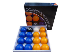 BCE - Billes Pool Jaune et Bleu Standard 50,8 mm
