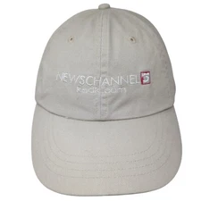 News Channel ksdk.com Slideback Hat Tan One Size Adjustable Embroidered Vitronic