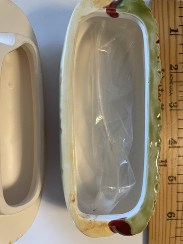 Vintage Enesco Japan 3 Piece Set Hot Dog Salt, Pepper and Condiment Jar E-0311 - Picture 5 of 7